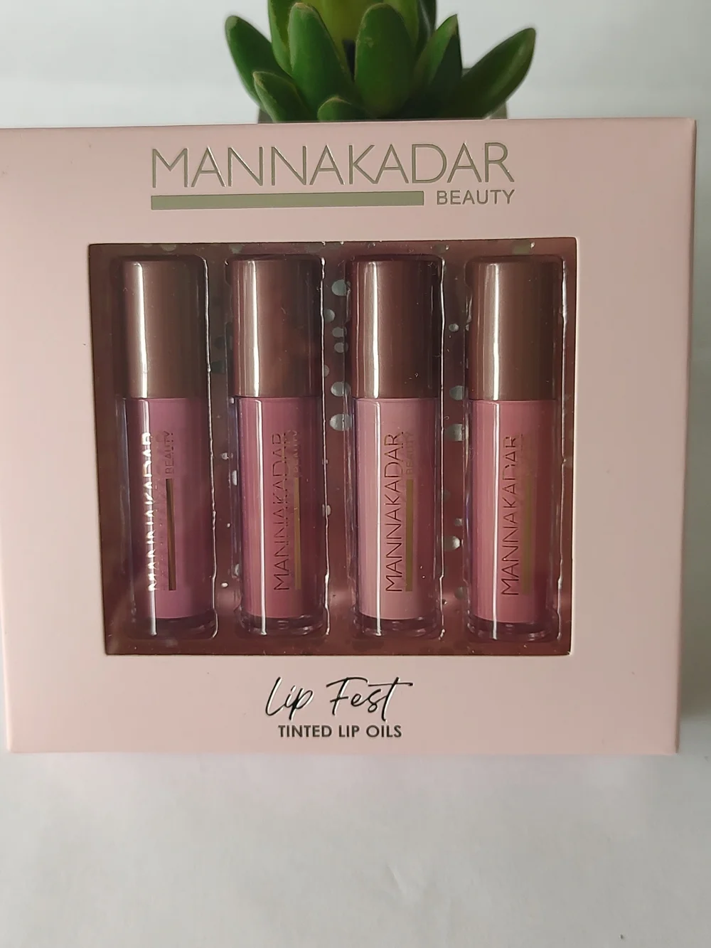 Manna Kadar Mini Lip Fest Tinted Lip Oils - Nude Mix
